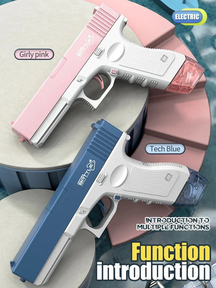 Gearlink™ Electric Water Gun – Rechargeable Automatic Burst Water Blaster for Kids & Teens