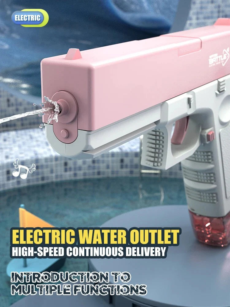 Gearlink™ Electric Water Gun – Rechargeable Automatic Burst Water Blaster for Kids & Teens