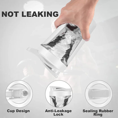 Gearlink™ Electric Shaker Bottle – 450ml Portable Protein & Drink Mixer (Battery Operated)