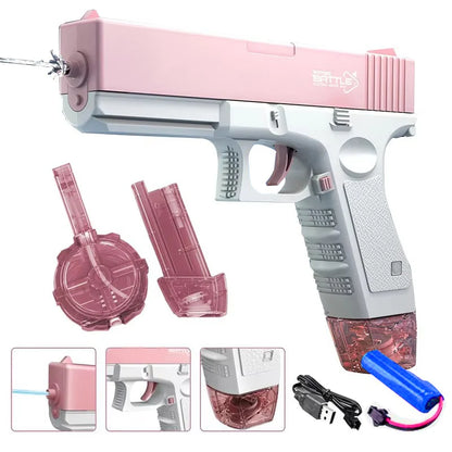 Gearlink™ Electric Water Gun – Rechargeable Automatic Burst Water Blaster for Kids & Teens