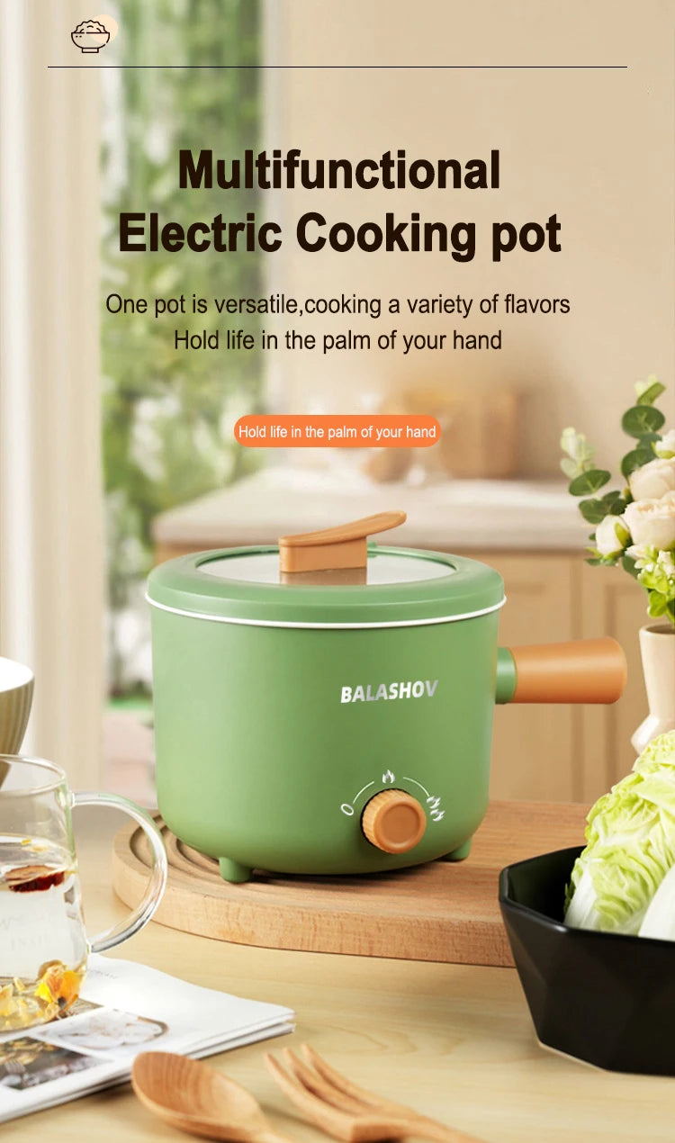 Gearlink™ Compact Multi-Cooker – Non-Stick Electric Pot for Rice, Soup & Stir Fry (110V/220V)