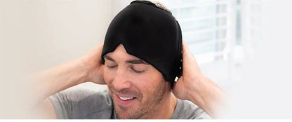 Gearlink™ Migraine Relief Cap – Hot & Cold Gel Ice Headgear for Headache & Stress Relief