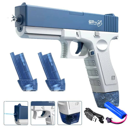 Gearlink™ Electric Water Gun – Rechargeable Automatic Burst Water Blaster for Kids & Teens