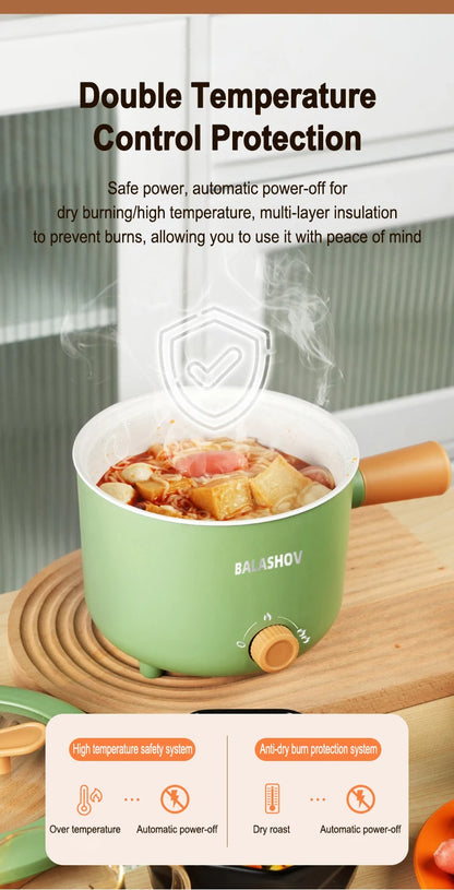 Gearlink™ Compact Multi-Cooker – Non-Stick Electric Pot for Rice, Soup & Stir Fry (110V/220V)