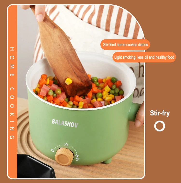 Gearlink™ Compact Multi-Cooker – Non-Stick Electric Pot for Rice, Soup & Stir Fry (110V/220V)