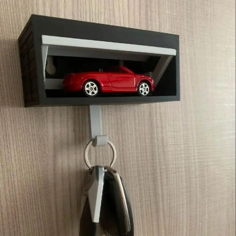 Gearlink™ Car Garage Key Holder – Wall-Mount Key Rack with Opening Door