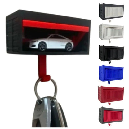 Gearlink™ Car Garage Key Holder – Wall-Mount Key Rack with Opening Door