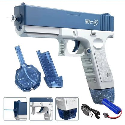 Gearlink™ Electric Water Gun – Rechargeable Automatic Burst Water Blaster for Kids & Teens