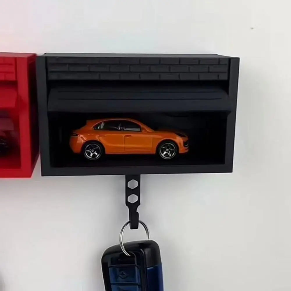 Gearlink™ Car Garage Key Holder – Wall-Mount Key Rack with Opening Door