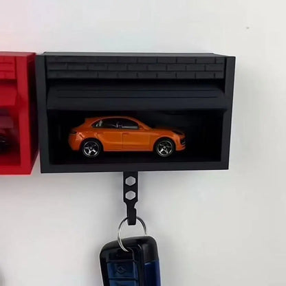 Gearlink™ Car Garage Key Holder – Wall-Mount Key Rack with Opening Door
