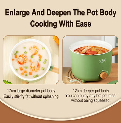 Gearlink™ Compact Multi-Cooker – Non-Stick Electric Pot for Rice, Soup & Stir Fry (110V/220V)
