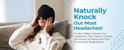 Gearlink™ Migraine Relief Cap – Hot & Cold Gel Ice Headgear for Headache & Stress Relief
