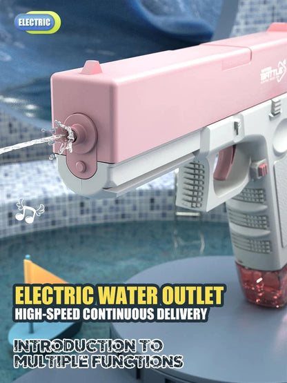 Gearlink™ Electric Water Gun – Rechargeable Automatic Burst Water Blaster for Kids & Teens