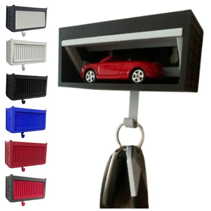 Gearlink™ Car Garage Key Holder – Wall-Mount Key Rack with Opening Door