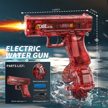Gearlink™ Electric Water Gun – Rechargeable Automatic Burst Water Blaster for Kids & Teens